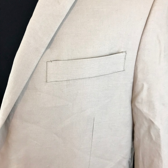 NEW Claiborne Mens Linen Blend Blazer Size 46 - Picture 4 of 8